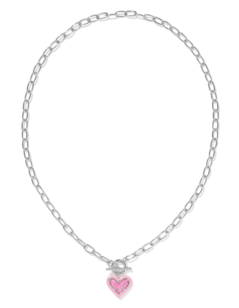 COLLAR CORAZÓN ARI K, SIN TAMAÑO, PLATE