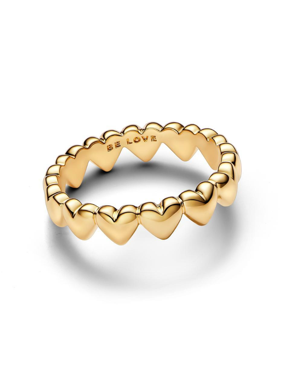 Anillo Moments de plata P 925 con acabado baño de oro 3