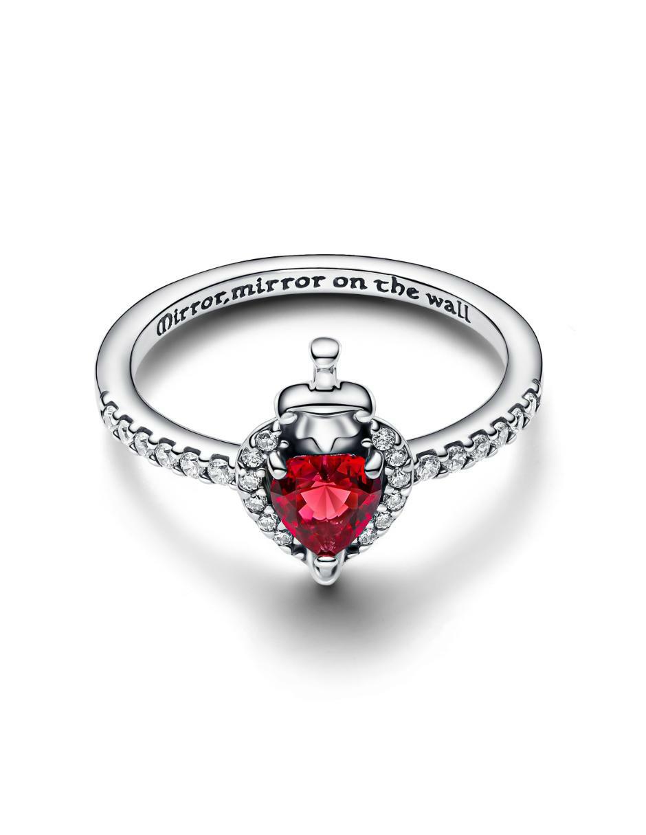 Anillo de corazón Disney x Disney P 925 de plata cristal brillante