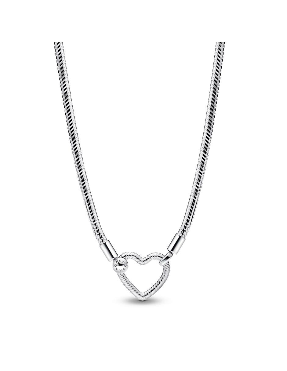 Collar de corazón de plata P 925