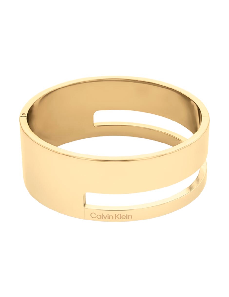 Brazalete Geometric Essentials con acabado brillante