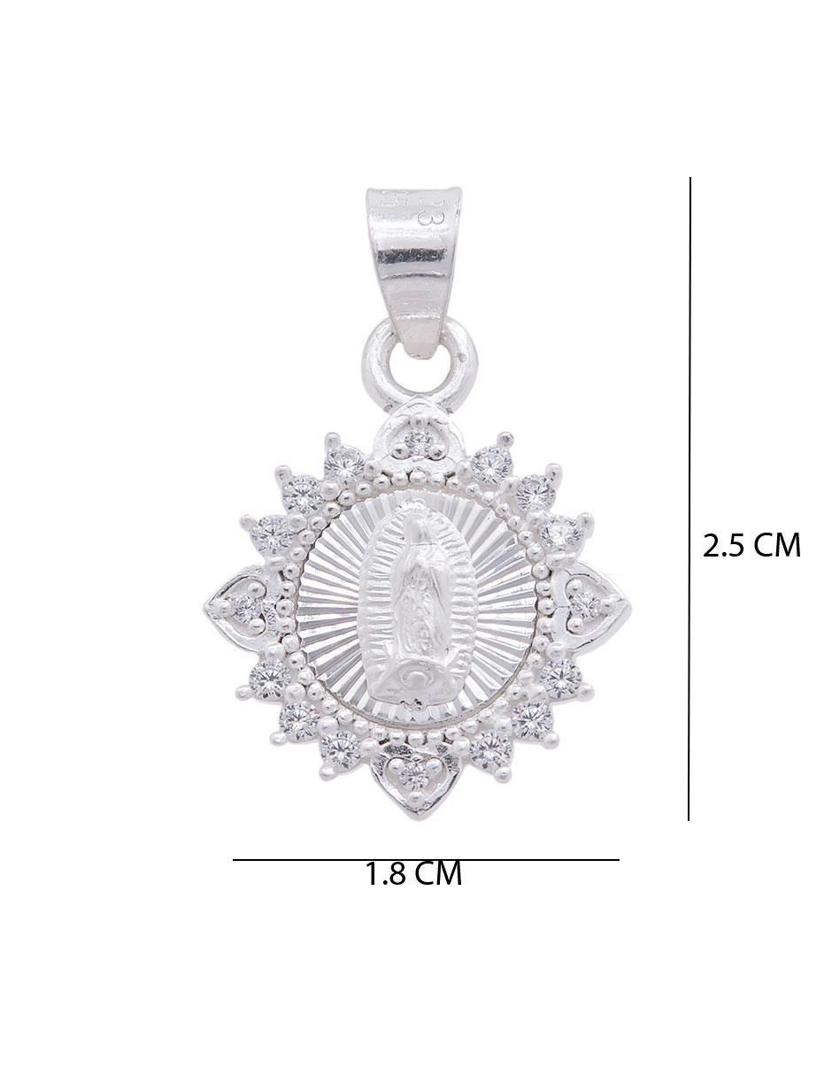 Dije redondo de plata P 925 3