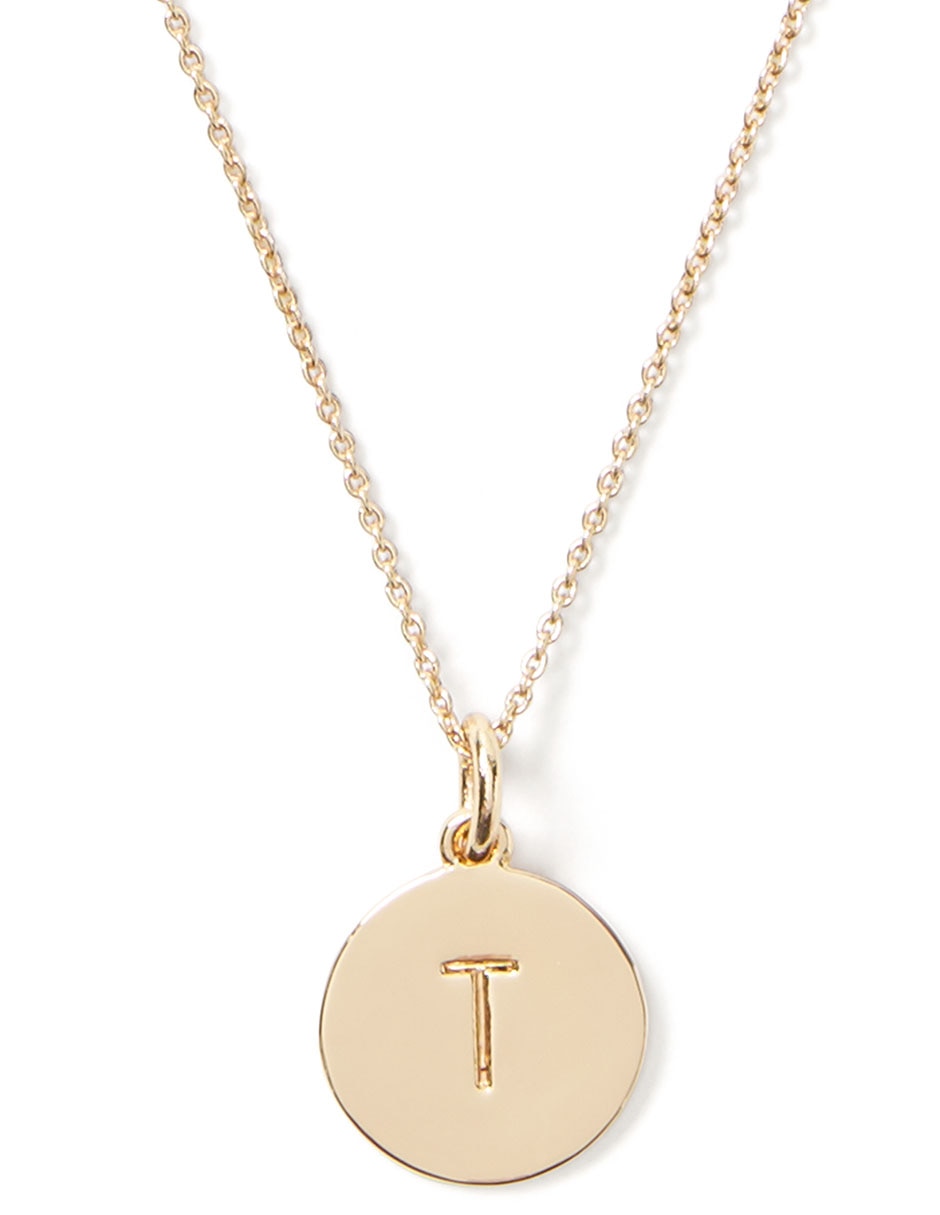 Collar de letra t Collar de letra t