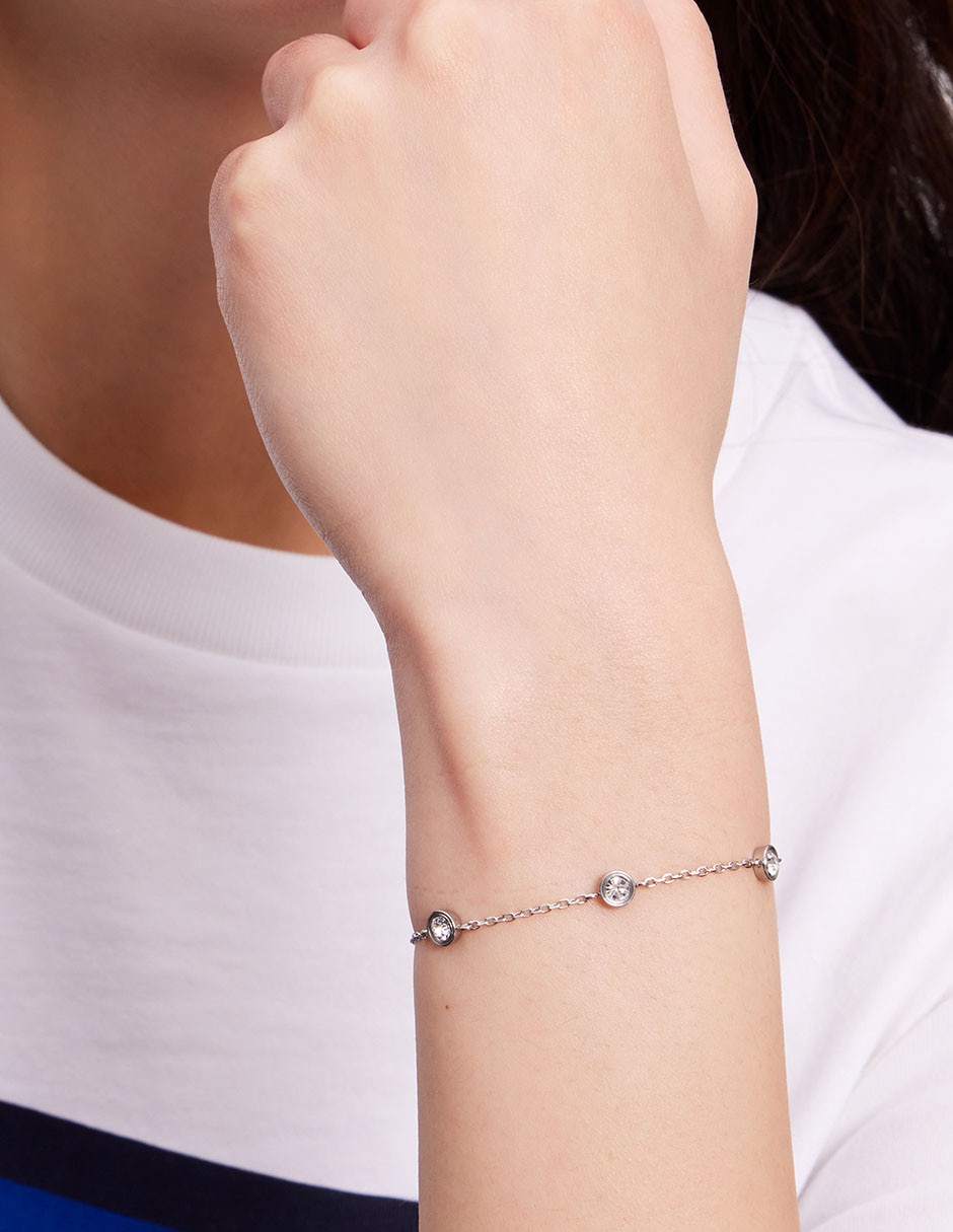 Pulsera con zirconia cúbica Set In Stone 3