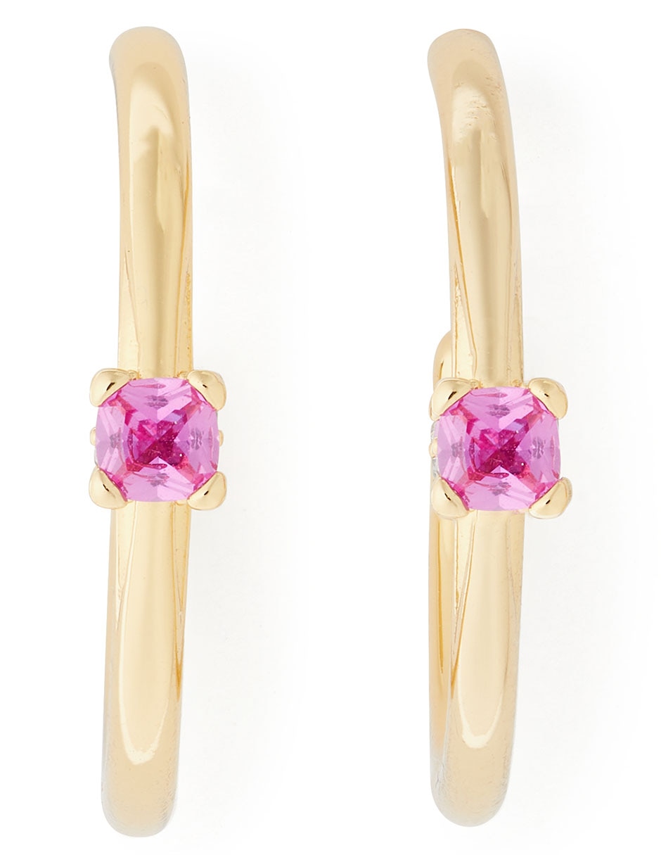 Aretes Little Luxuries con acabado brillante zirconia cúbica