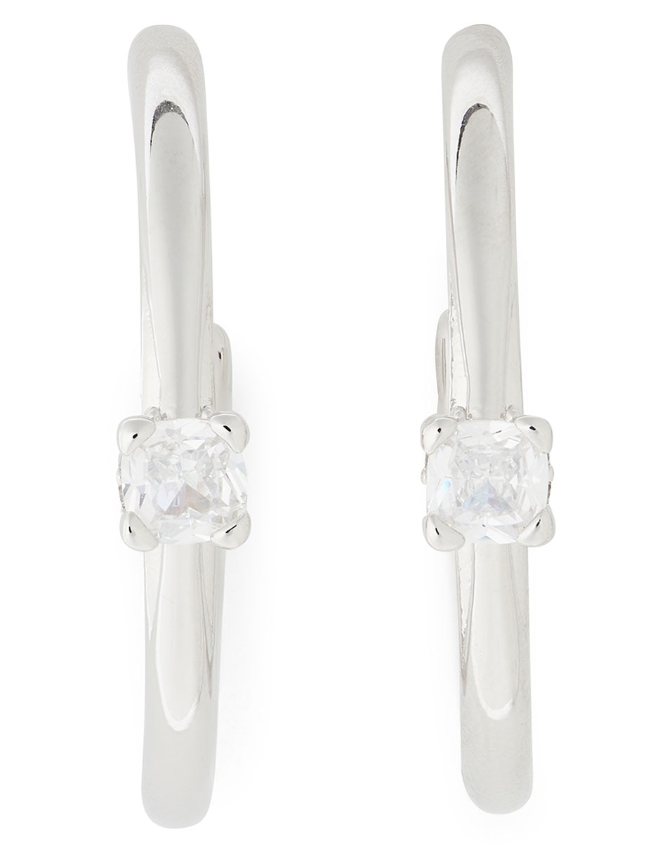 Aretes Little Luxuries con acabado brillante zirconia cúbica