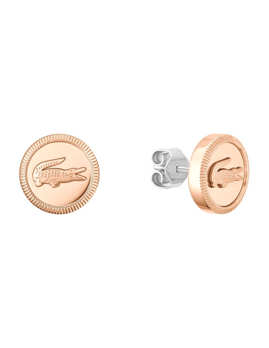 Aretes circulares Memento con acabado brillante
