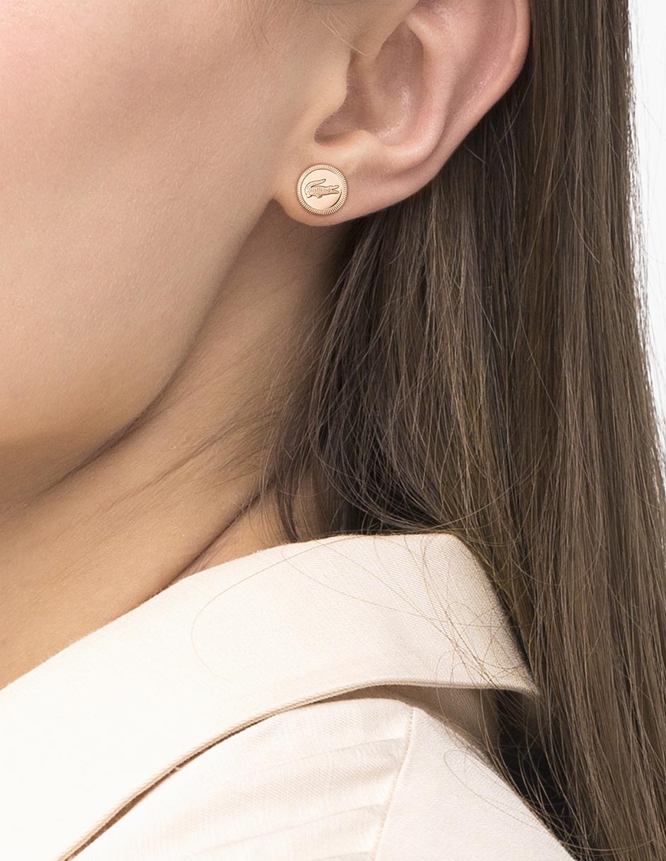 Aretes circulares Memento con acabado brillante 2