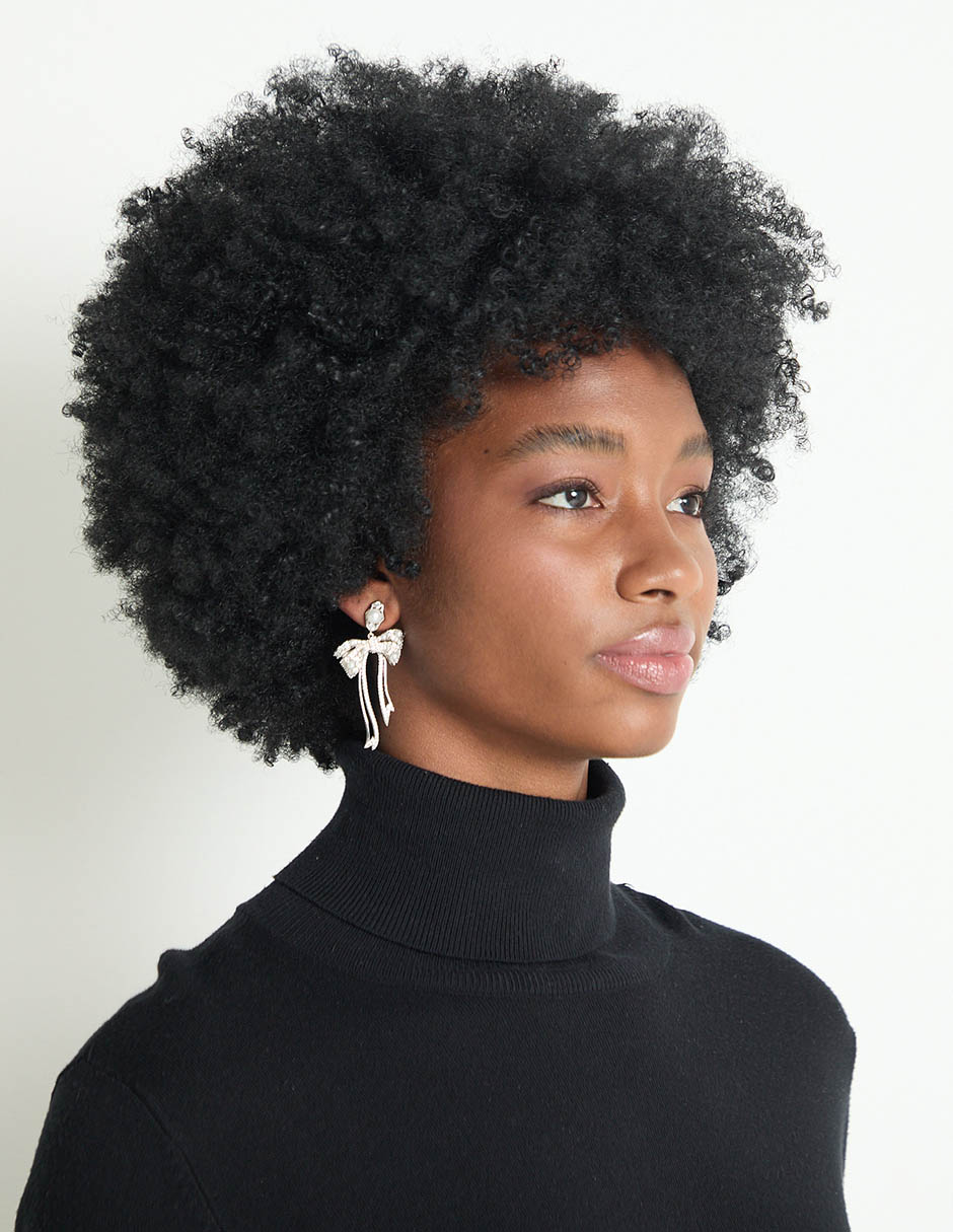 ARETES STATEMENT K, SIN TAMAÑO, PLATEADO
