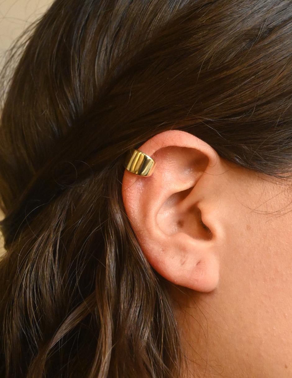 Aretes Gold de plata P 925 con acabado baño de oro 3