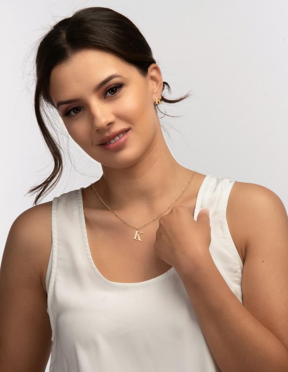 Set de collar y aretes Tina + Olga zirconia cúbica 5