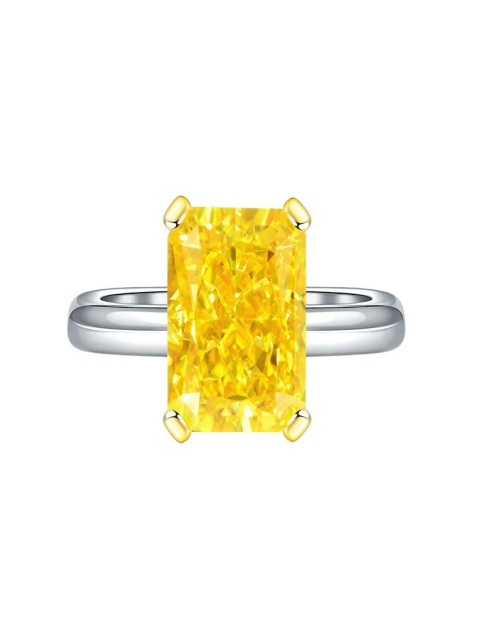 Anillo P 925 de plata zirconia brillante 1