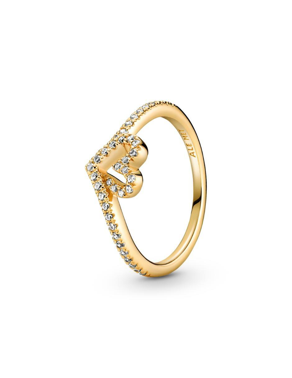 Anillo de corazón Timeless P 925 de plata zirconia cúbica brillante