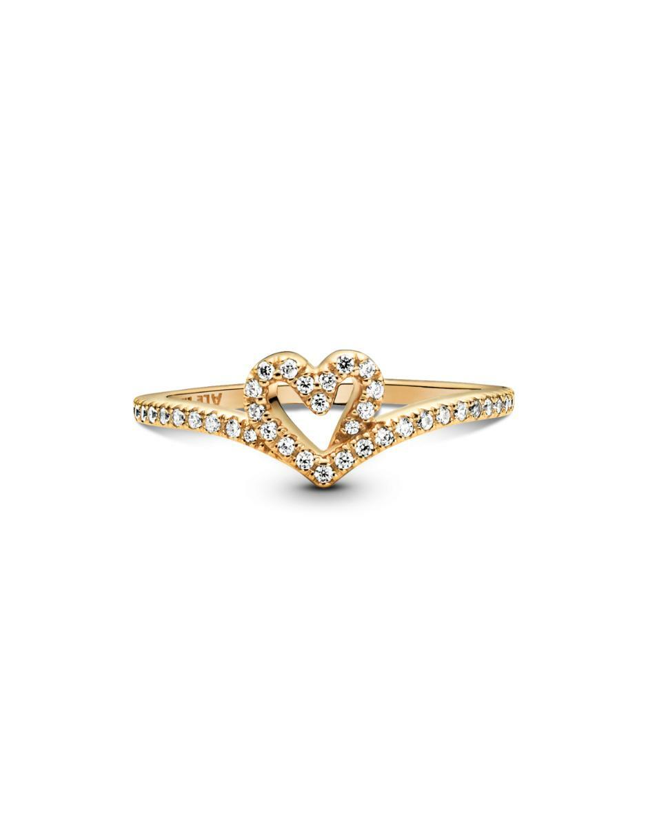 Anillo de corazón Timeless P 925 de plata zirconia cúbica brillante 2