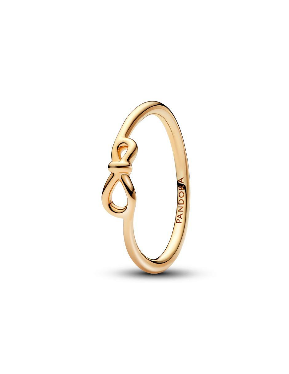 Anillo de infinito Moments de plata P 925 con acabado baño de oro