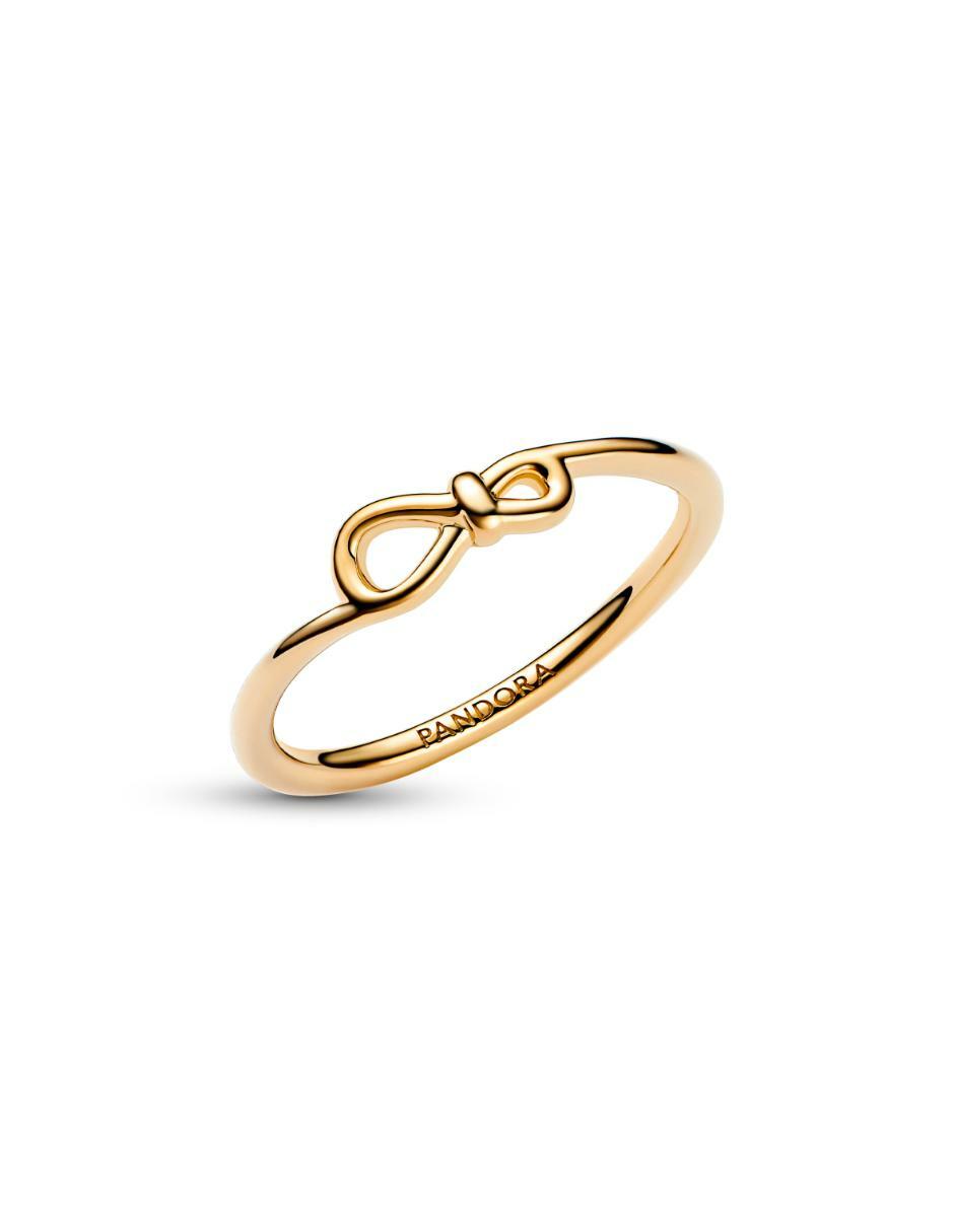 Anillo de infinito Moments de plata P 925 con acabado baño de oro 2