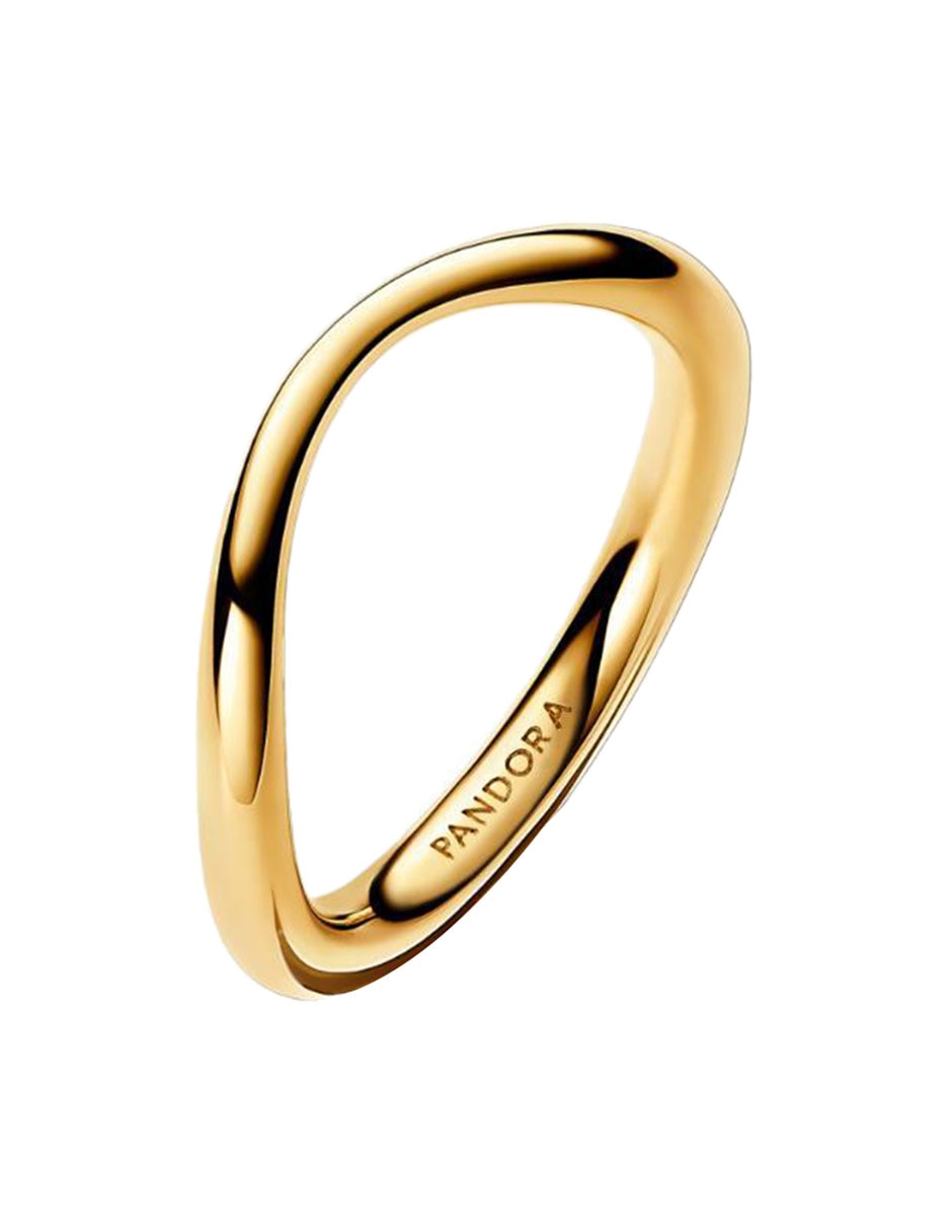 Anillo Essence de plata P 925 con acabado baño de oro 2