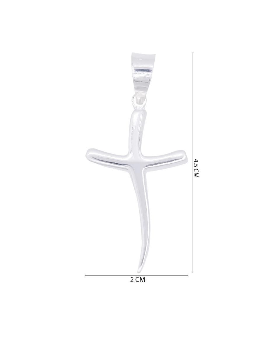 Dije de cruz de plata P 925 3