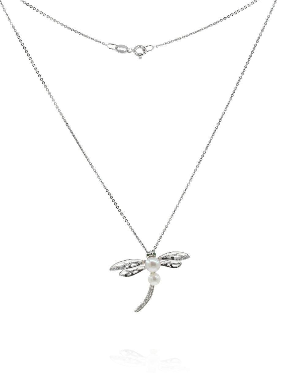 Colgante Y Dije de libélula nupcial de plata P 925 2