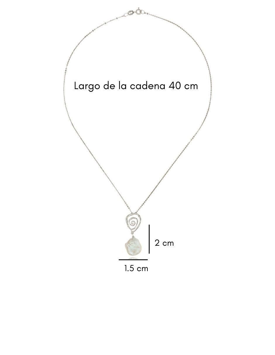Colgante Y Dije de espiral nupcial de plata P 925 3