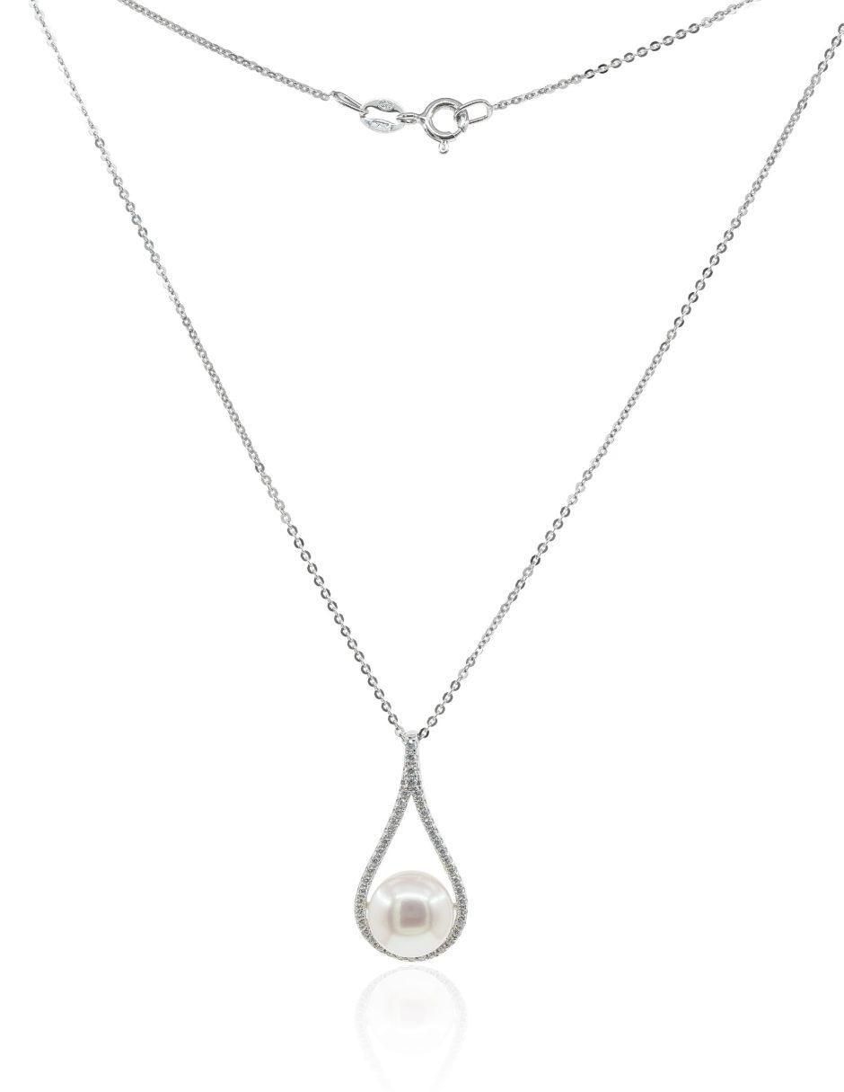 Colgante Y Dije de gota nupcial de plata P 925 2