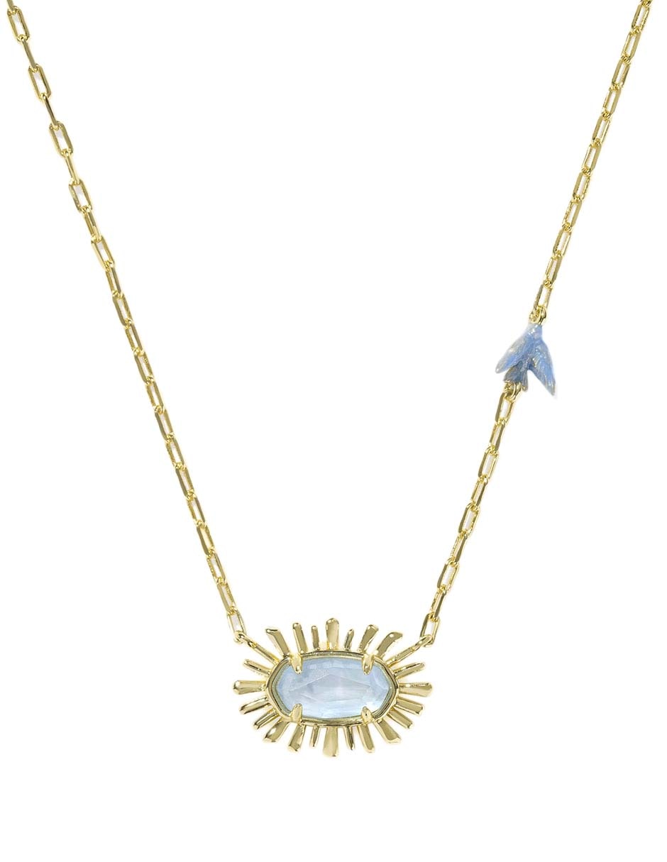 Collar Elisa de baño de oro 14 K 1