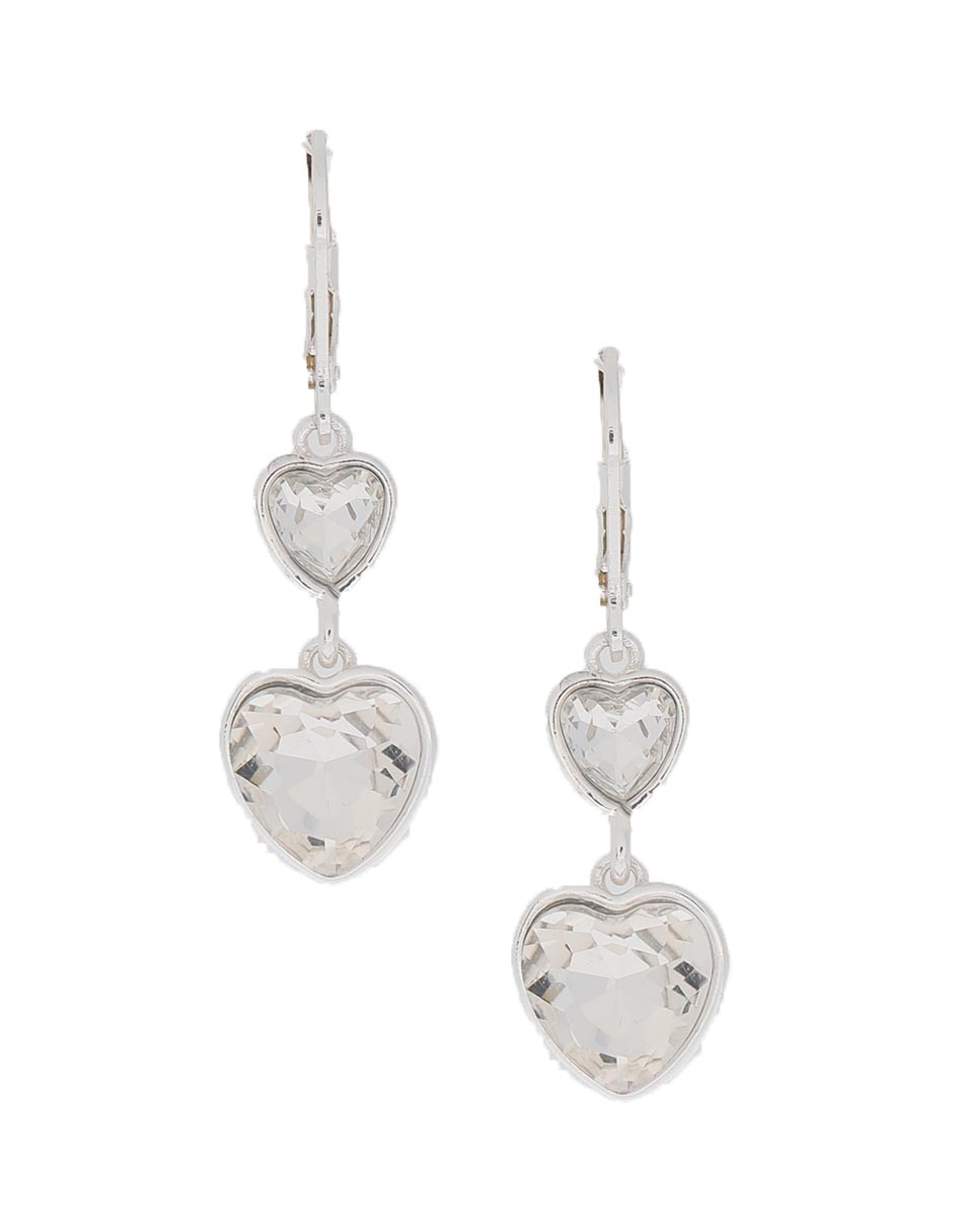 Broqueles de corazón Always Be My Love con acabado lustre resina