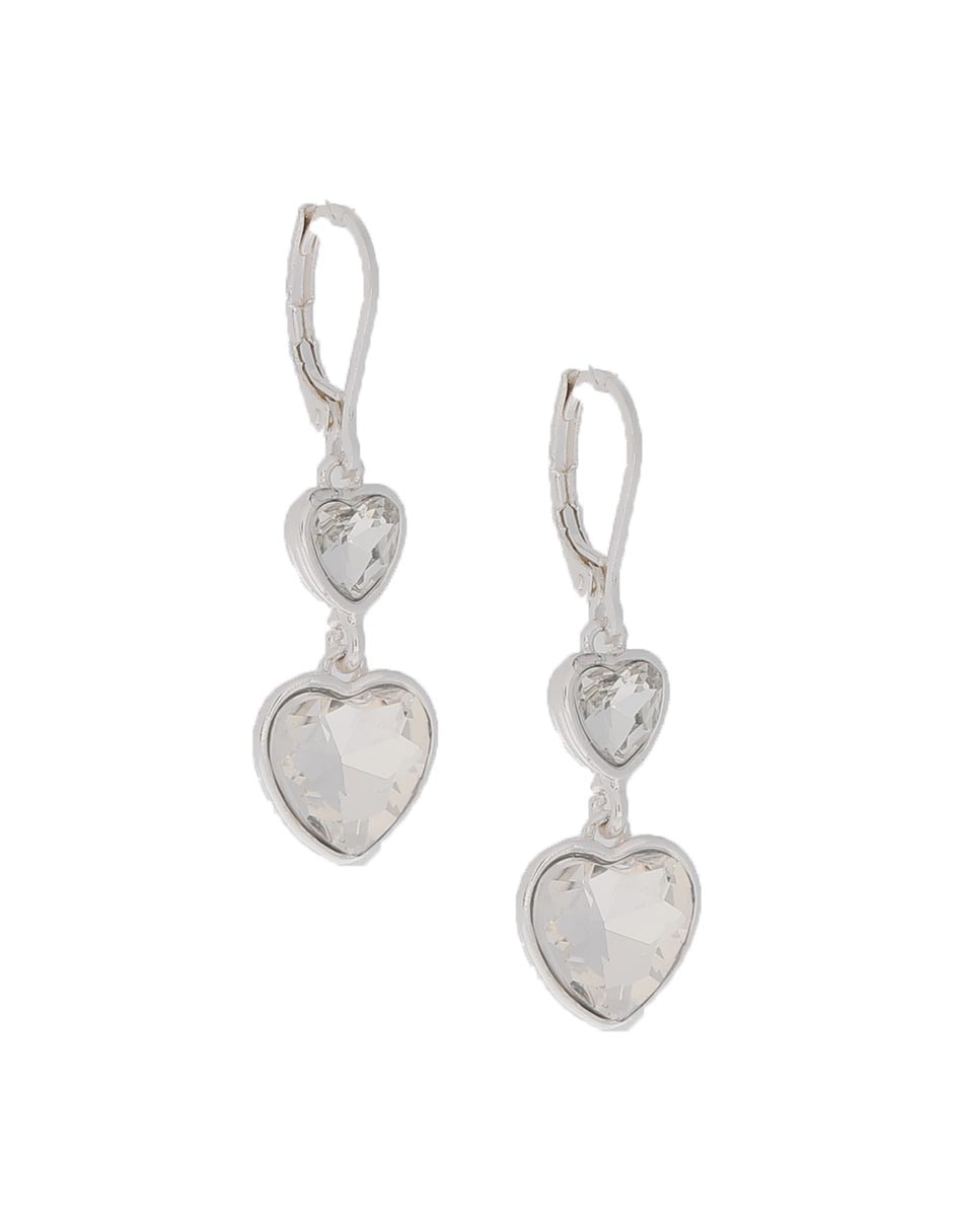 Broqueles de corazón Always Be My Love con acabado lustre resina 2