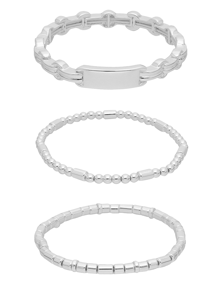 Multi-pulsera con acabado pulido Multi-pulsera con acabado pulido