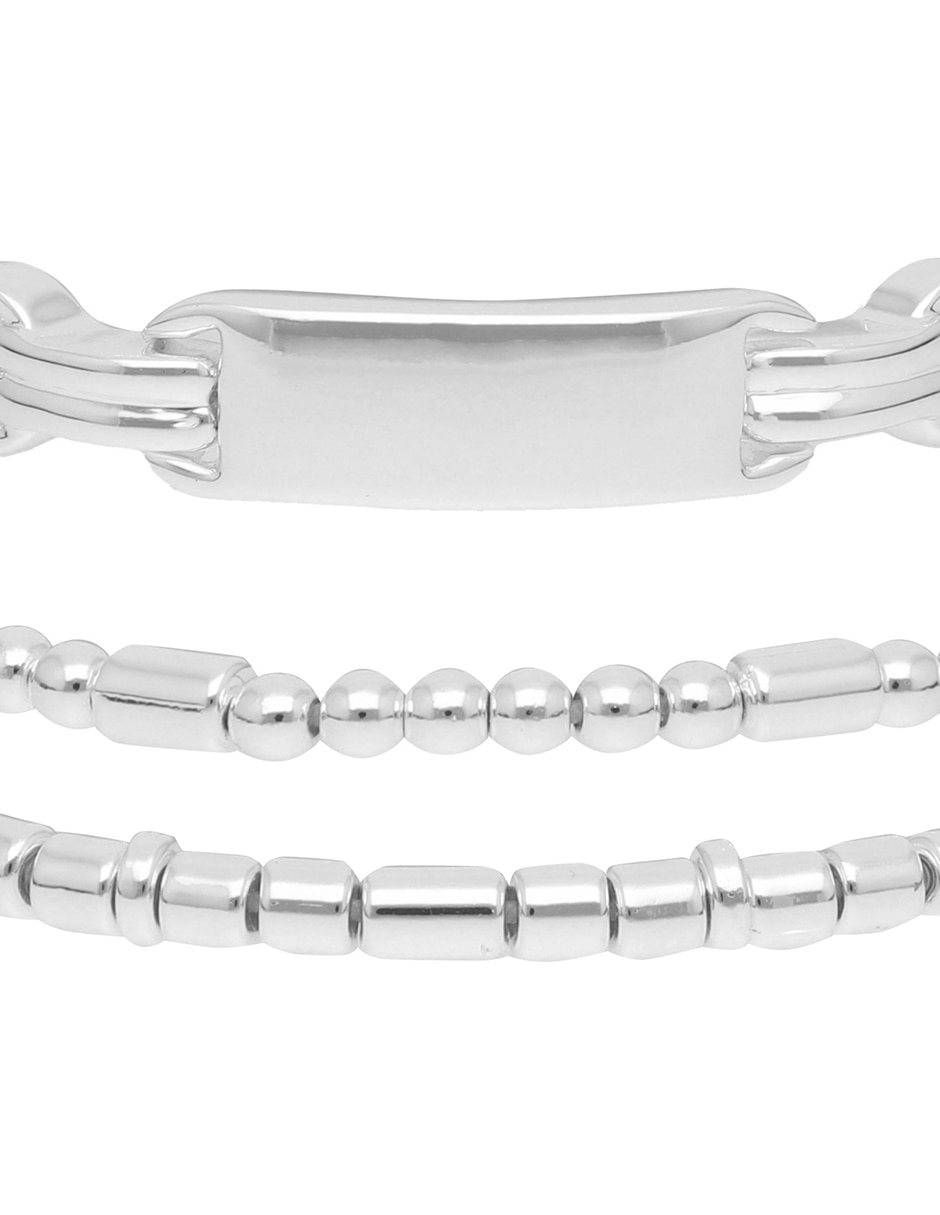 Multi-pulsera con acabado pulido 3