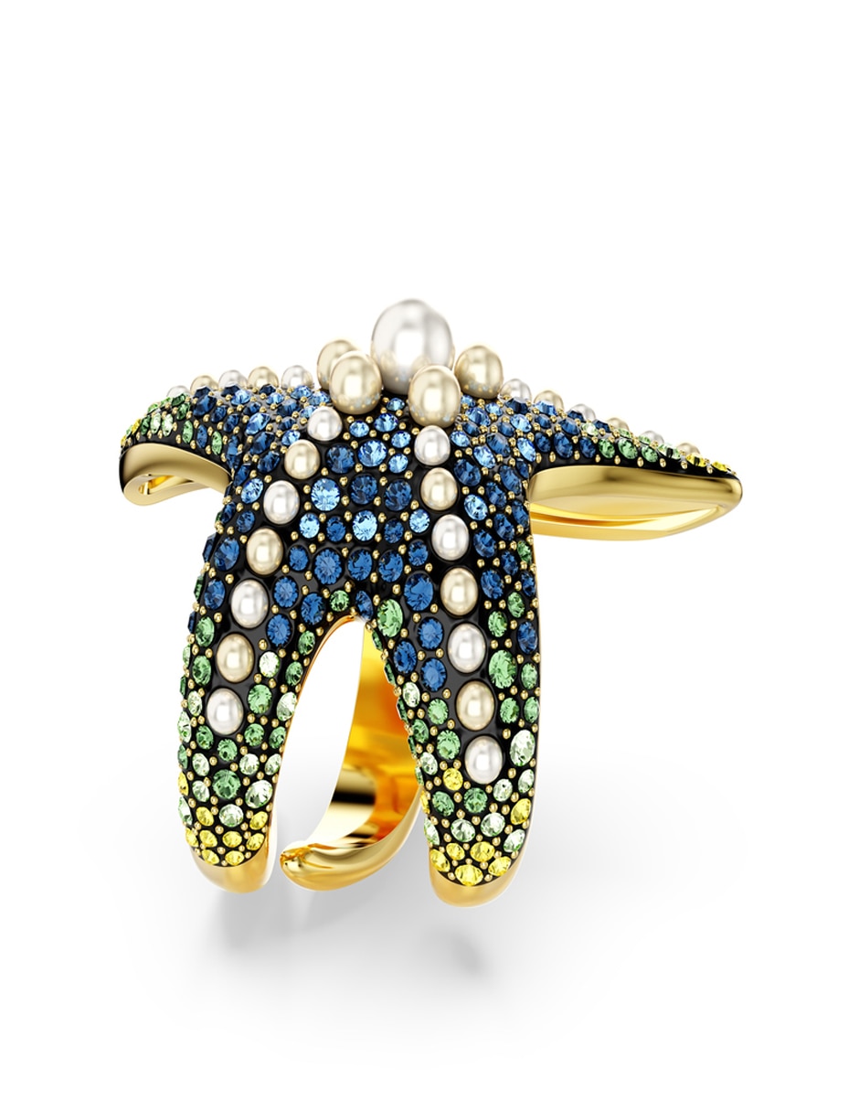 Anillo con gema de estrella Idyllia brillante 2