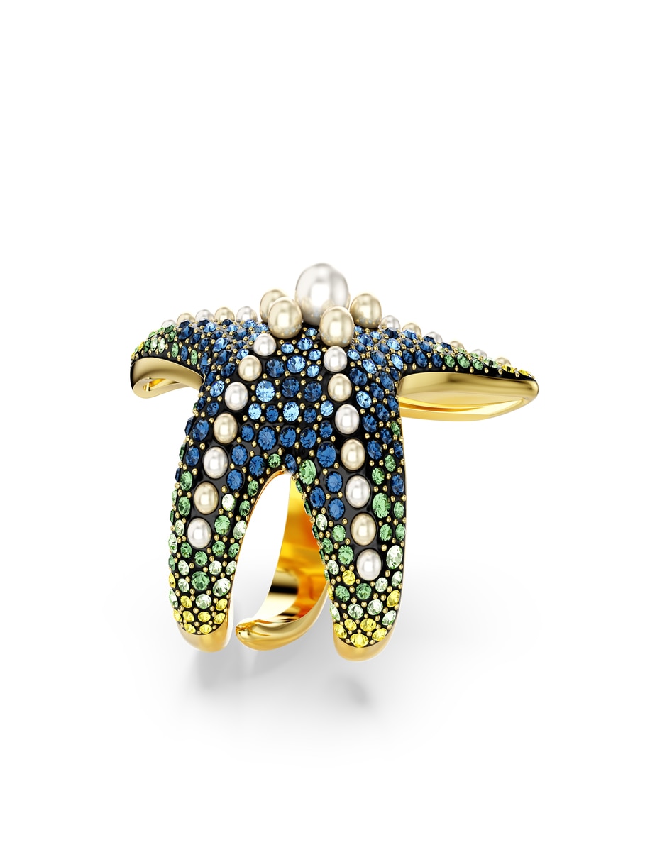 Anillo con gema de estrella Idyllia brillante 6