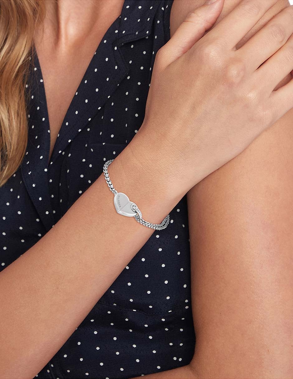Brazalete con cristal Bold Hearts 2