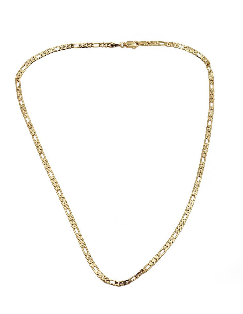 Cadena de eslabones de oro laminado 10 K 4