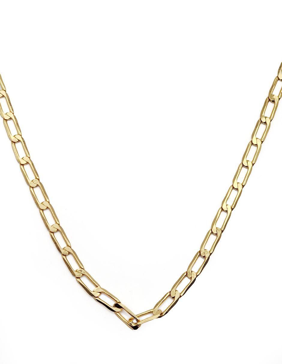 Cadena de eslabones de oro laminado 10 K