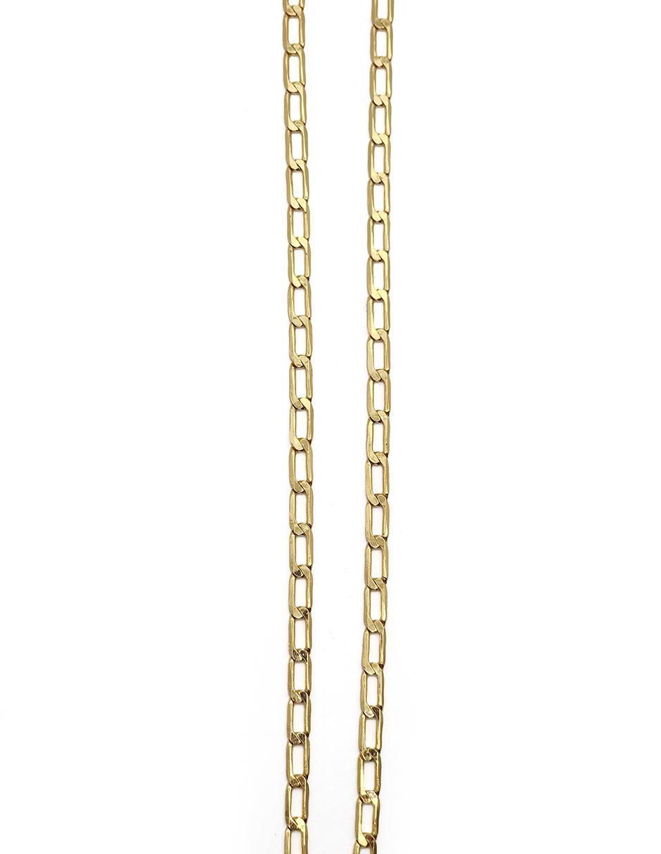 Cadena de eslabones de oro laminado 10 K 4