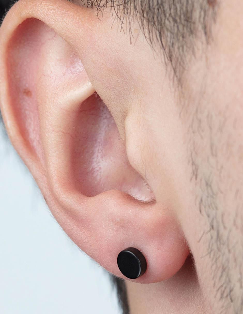 Aretes redondos con acabado brillante 3