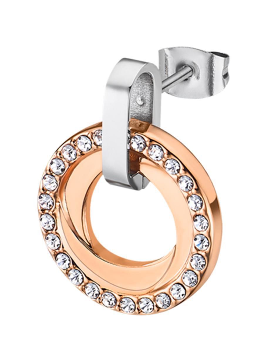 Aretes redondos Bliss con acabado brillante 2