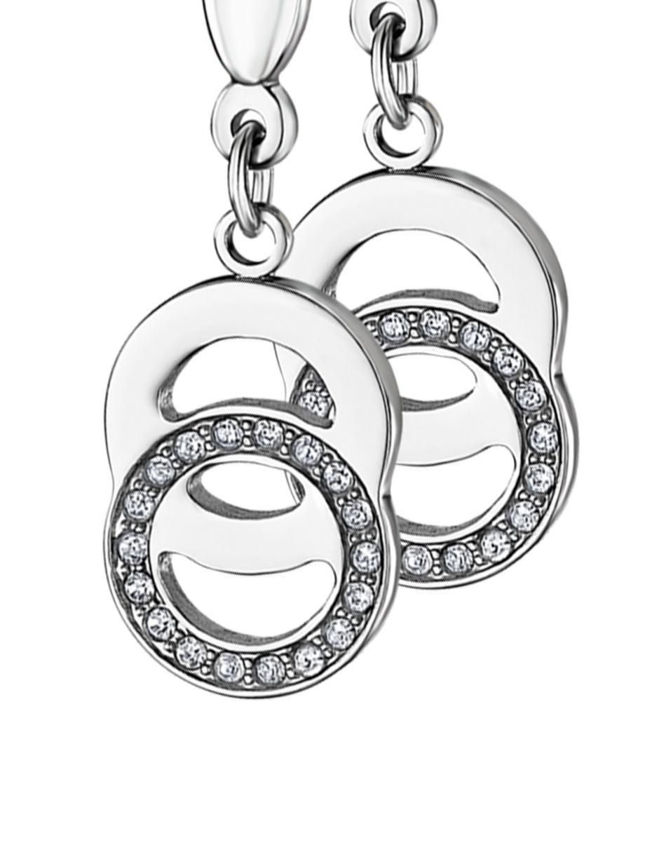 Aretes redondos Bliss con acabado brillante 2