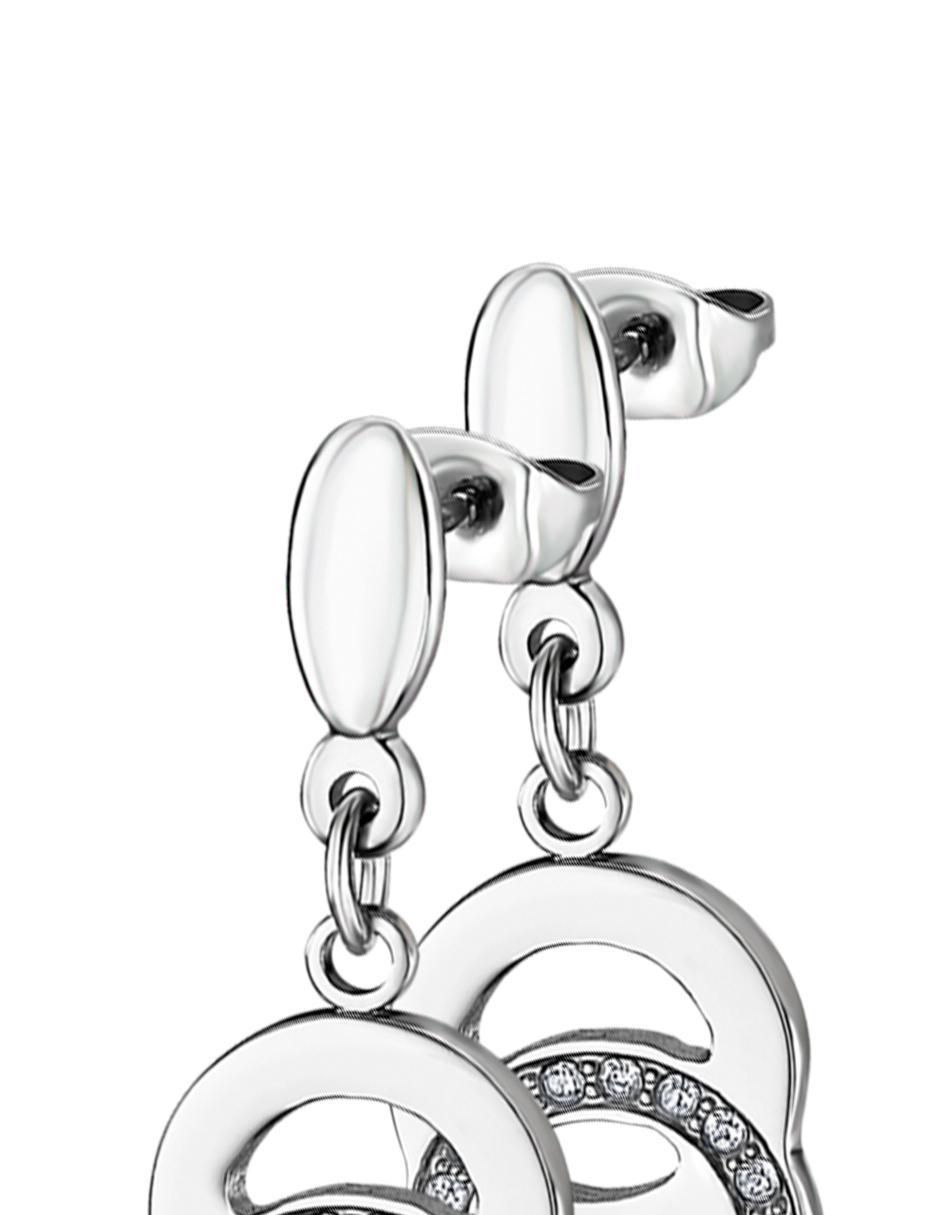Aretes redondos Bliss con acabado brillante 3