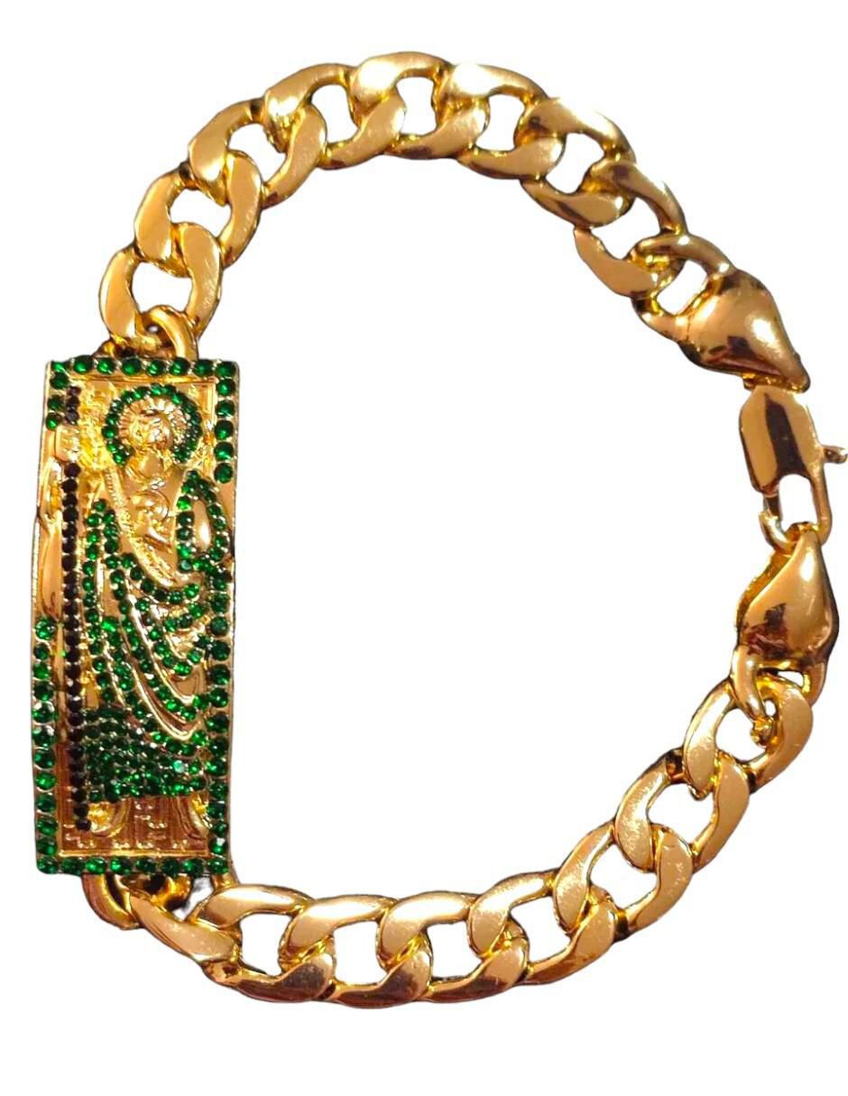 Brazalete con acabado chapa de oro