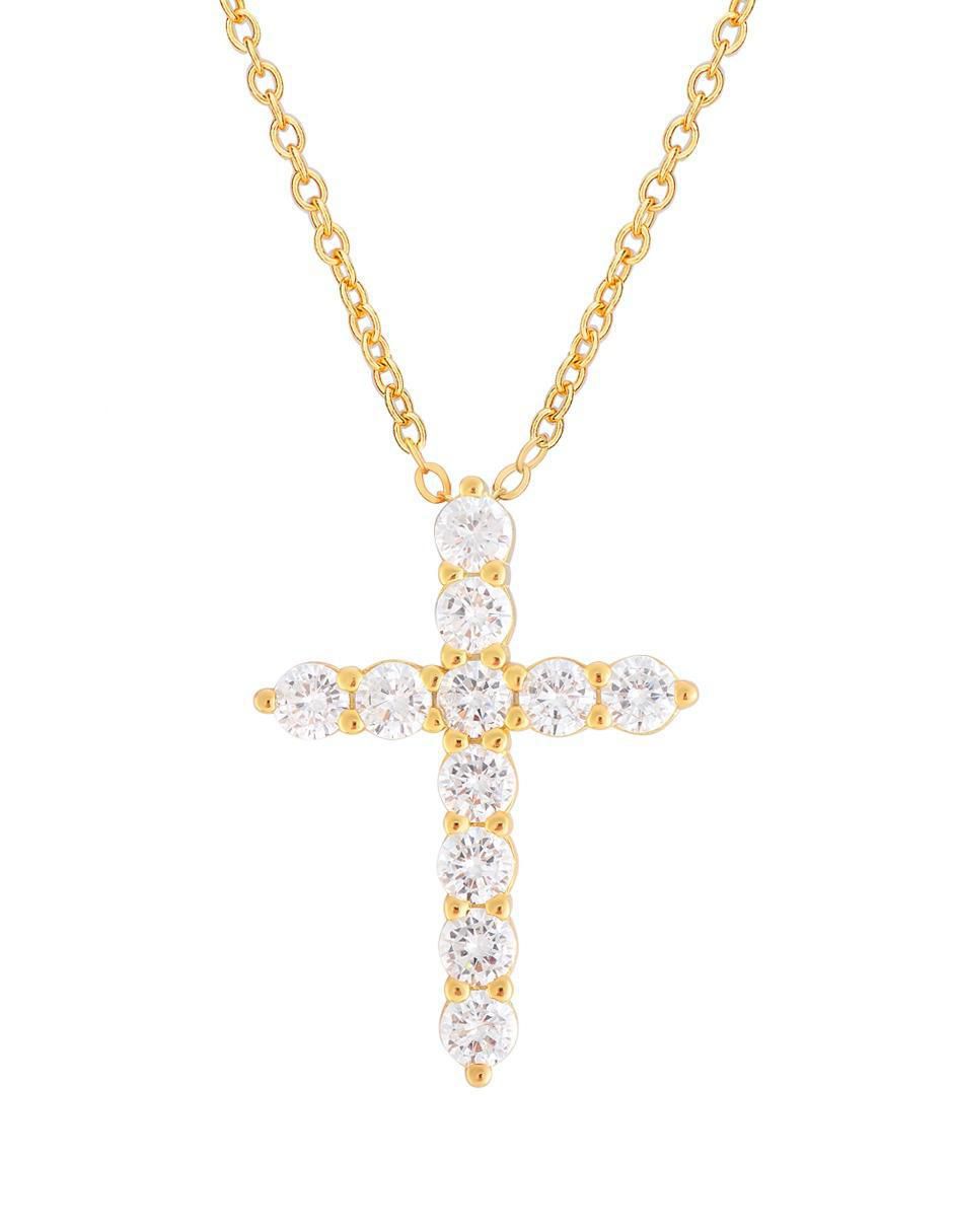 Collar de cruz de plata P 925 1