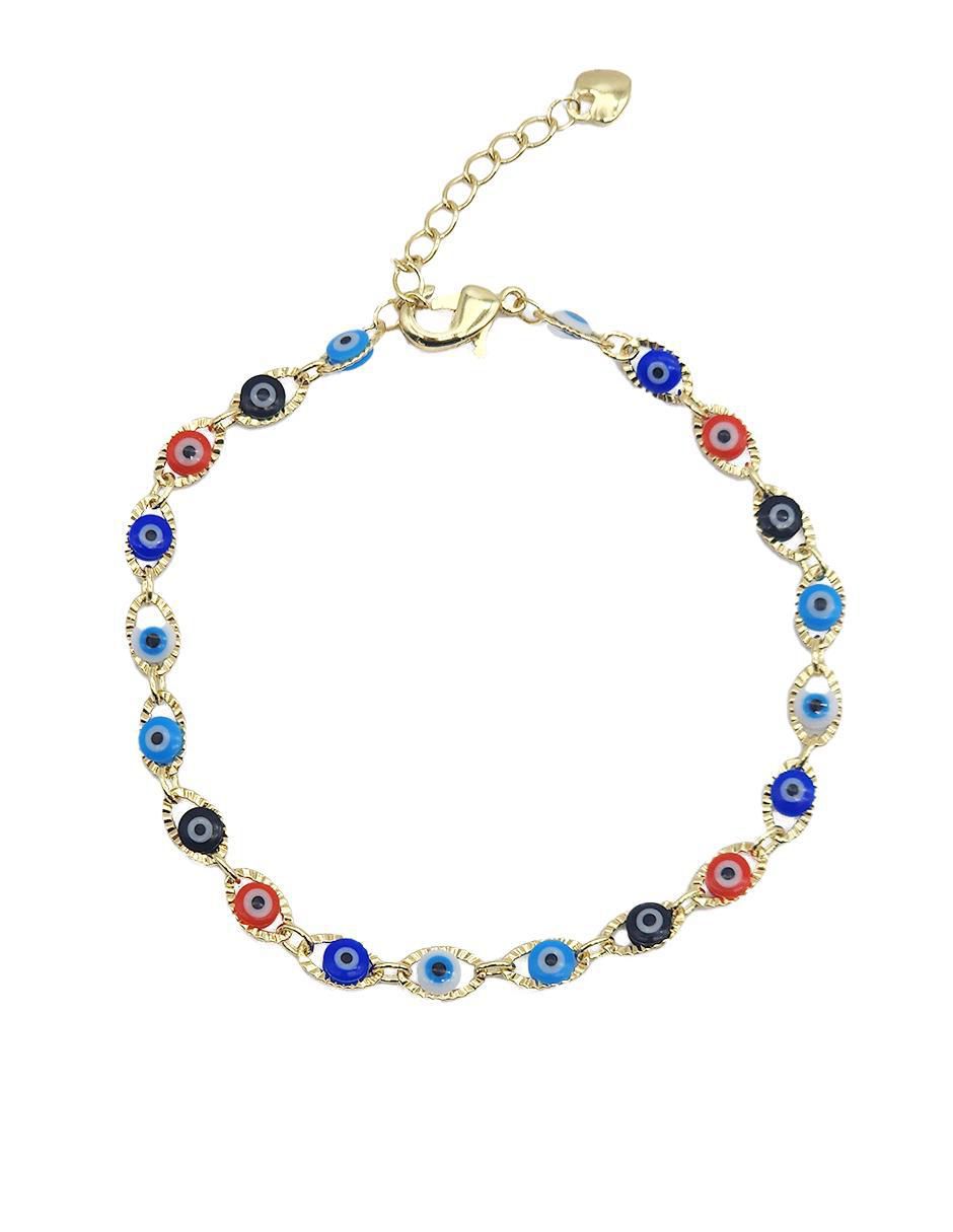 Pulsera de oro laminado 8 K Turco con acabado brillante Pulsera de oro laminado 8 K Turco con acabado brillante