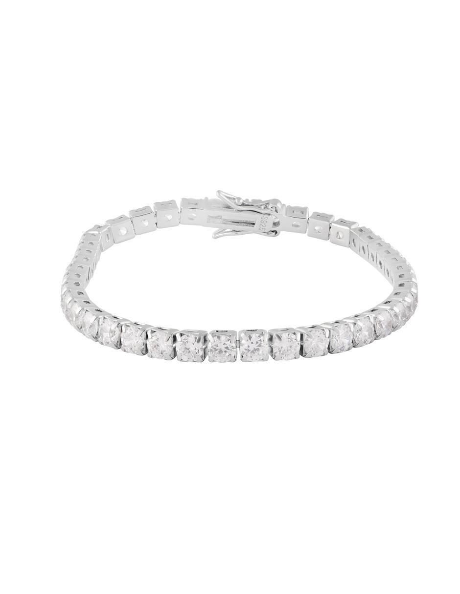 Brazalete de plata con zirconia p 925 Brazalete de plata con zirconia p 925