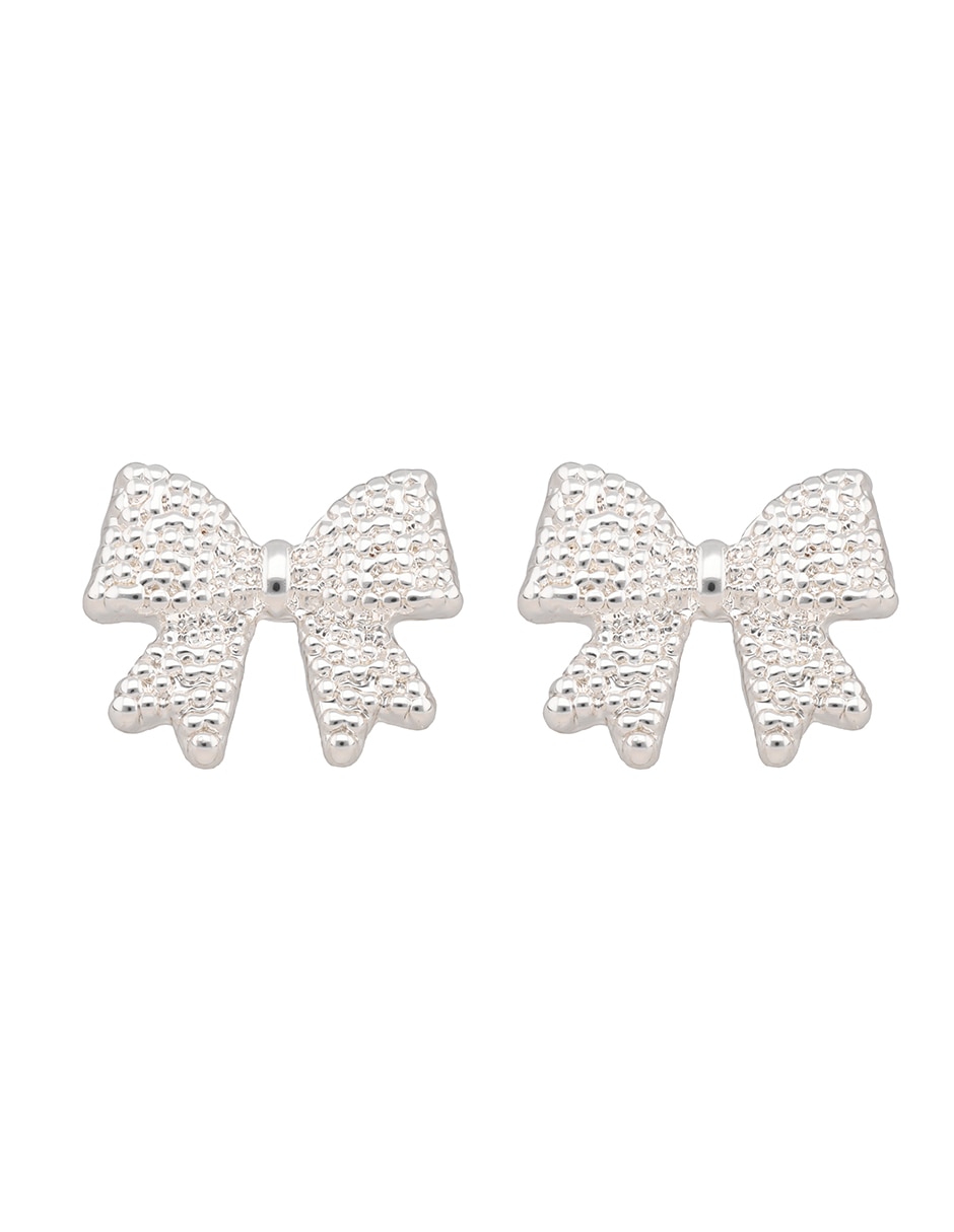 Aretes de moño Basic Metal Ears M2 con acabado brillante