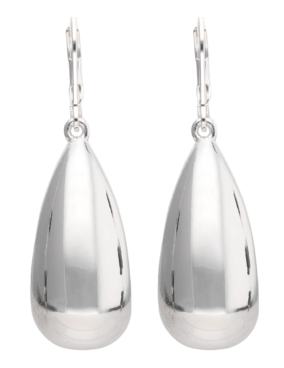 Pendientes Aro Plata 925 Mujer JO WISDOM - Con Circonita Cúbica AAA, 0.7 Pulgadas