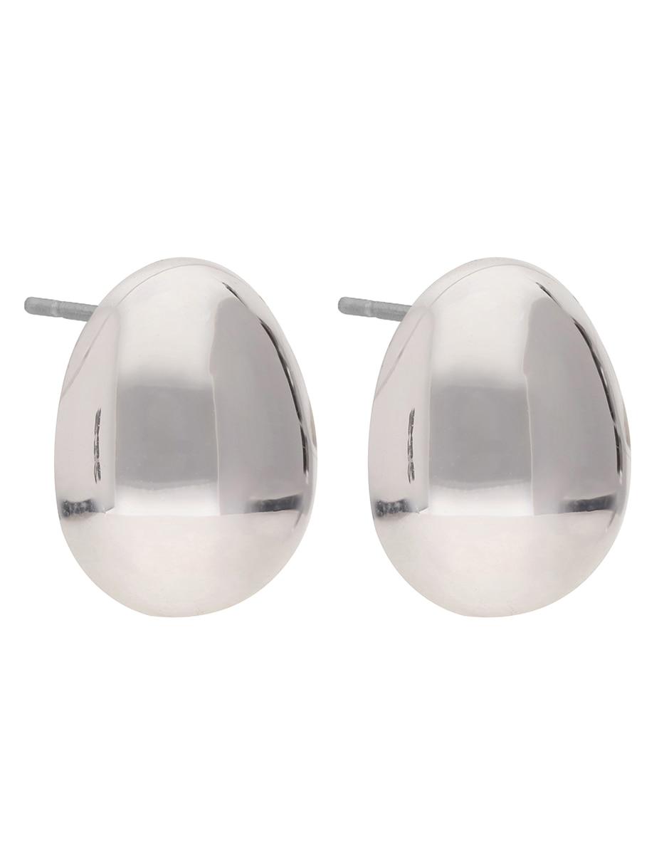 Aretes de gota May Mkt 24 Puffy Ears con acabado brillante 2