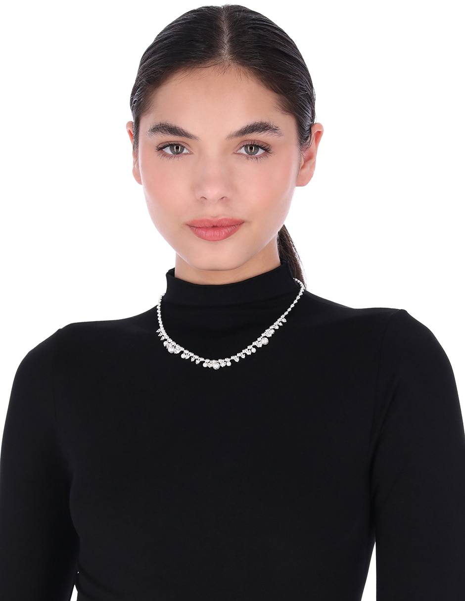 Gargantilla Crystal Pearl 3