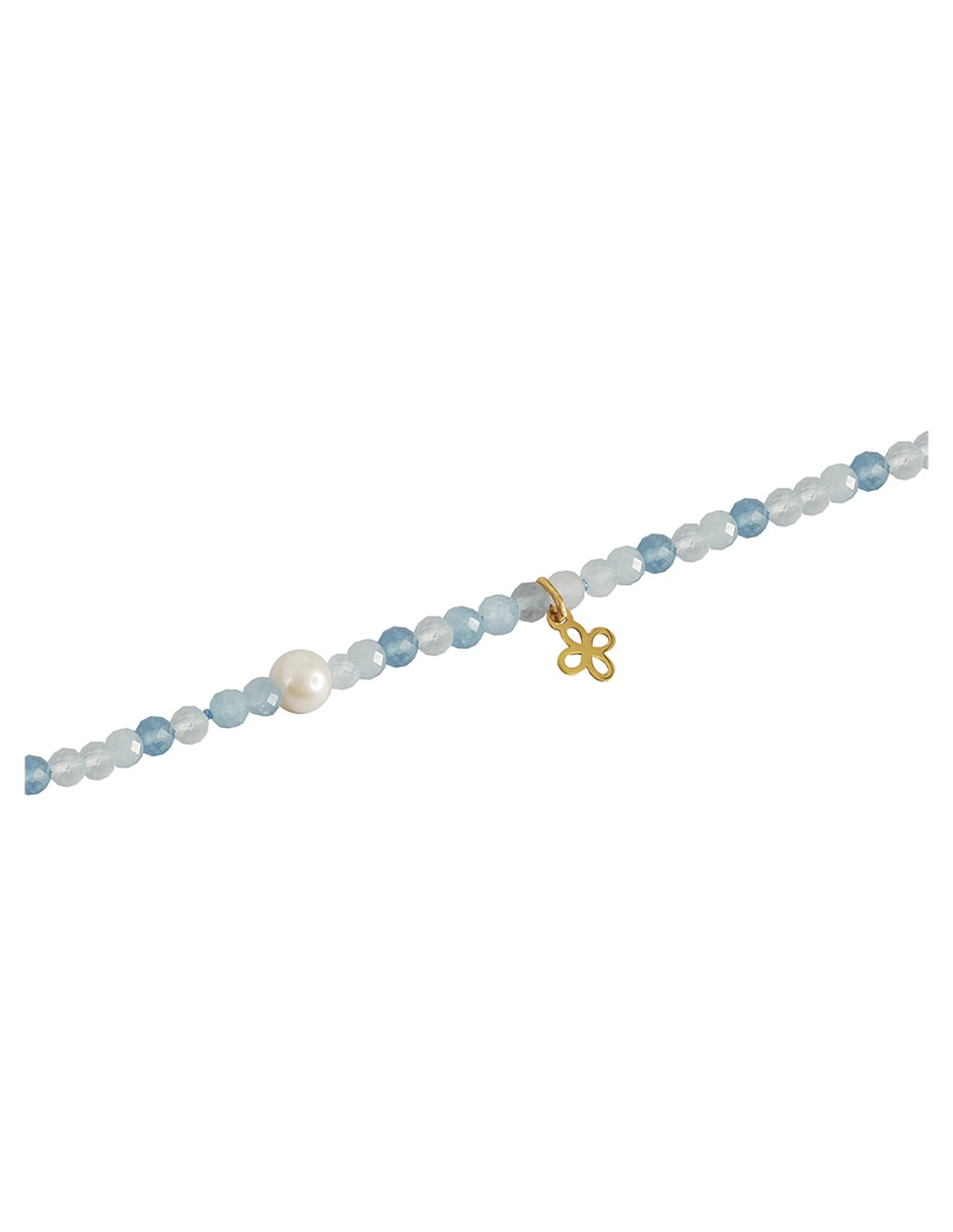 Pulsera de oro 14 k con acabado lustre 2