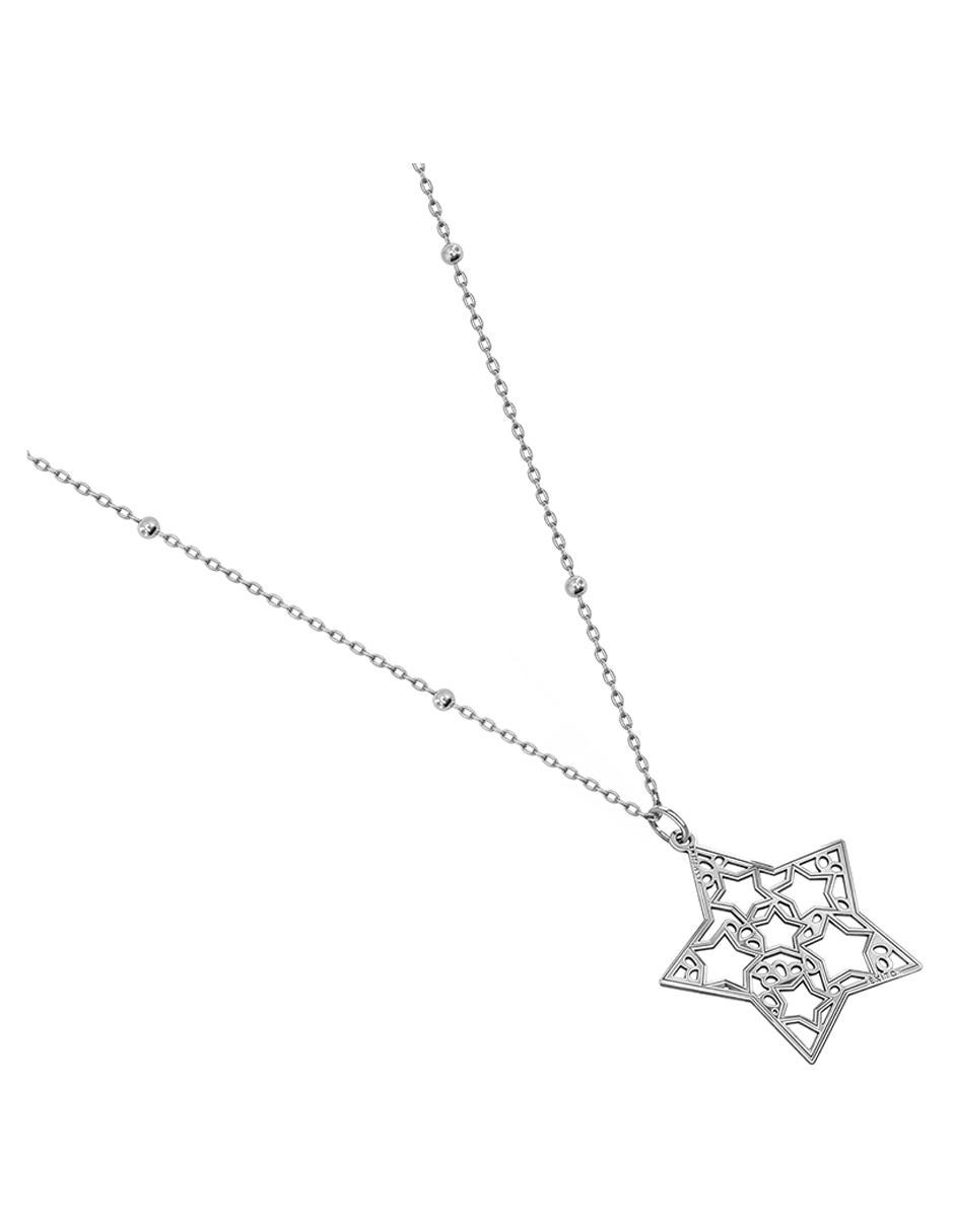 Dije de estrella deseos de plata P 925 2